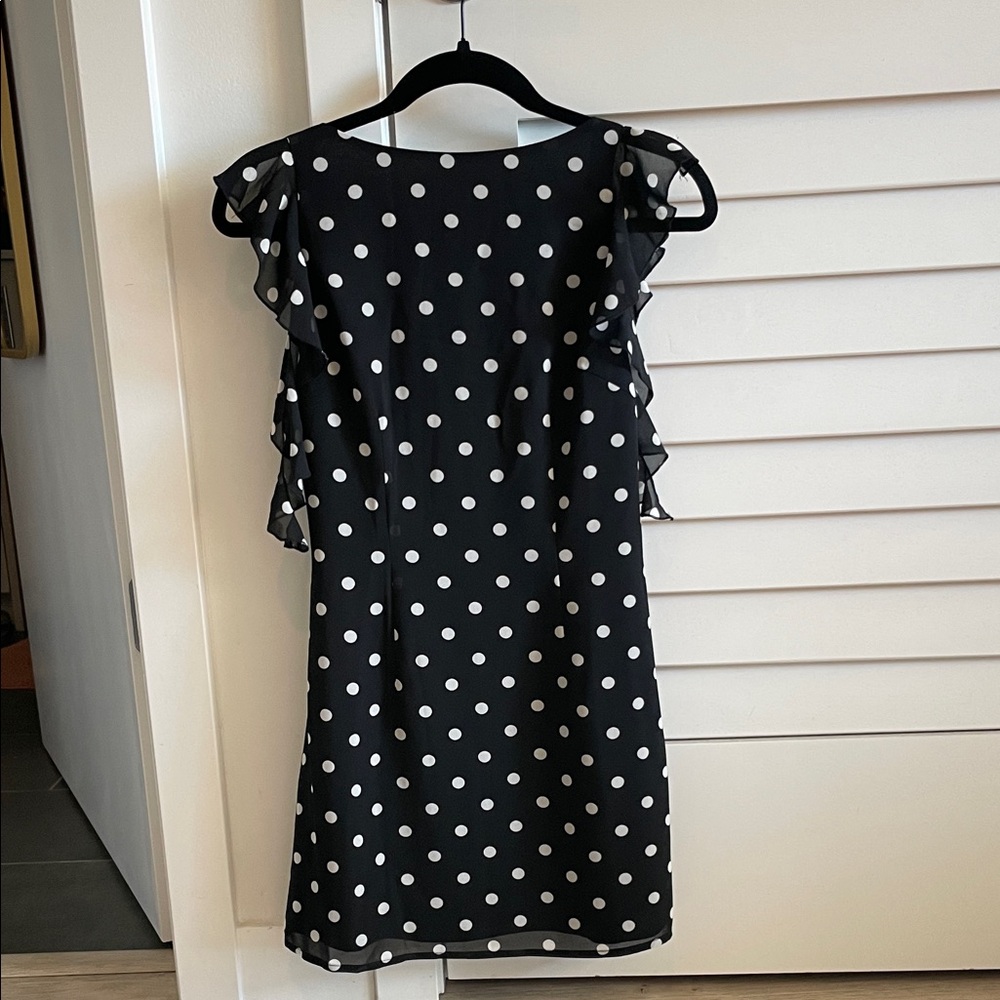 Fashion Nova Black and White Polka Dot Mini Dress